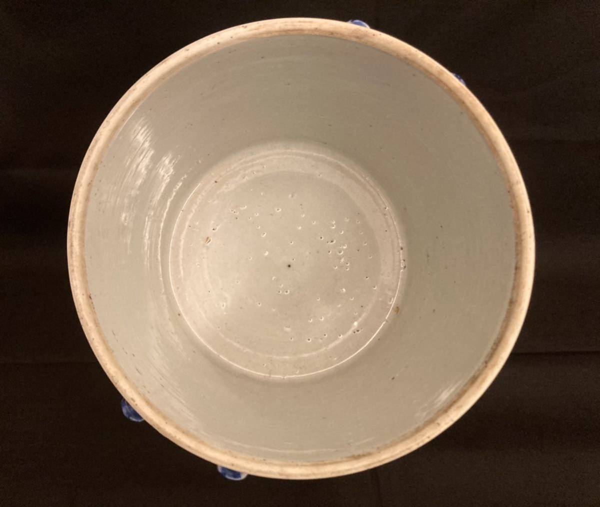 水指 景徳鎮 - | の (骨董陶磁器一般) 青花 染付」染付 「茶道具