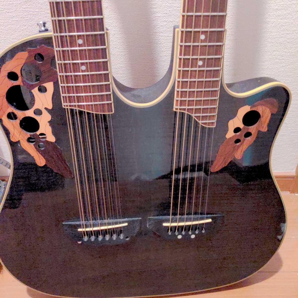 ovation celebrity elite ダブルネックギター アコースティックギター