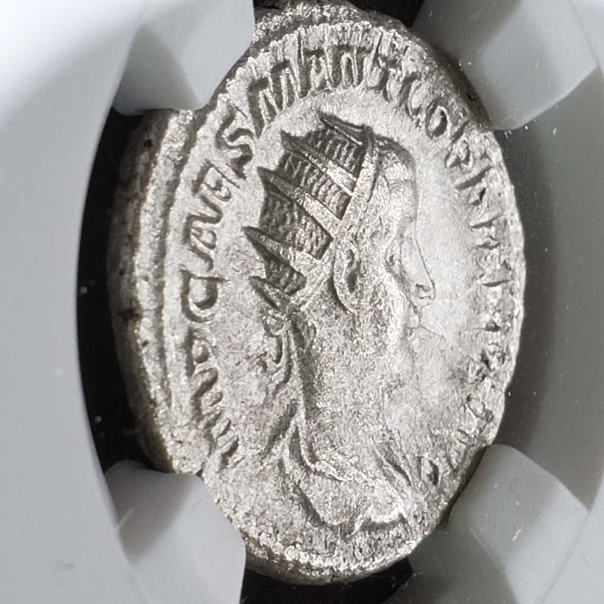 1円スタート！NGC極美品】ローマ帝国 ゴルディアヌス3世 古代 ダブル 