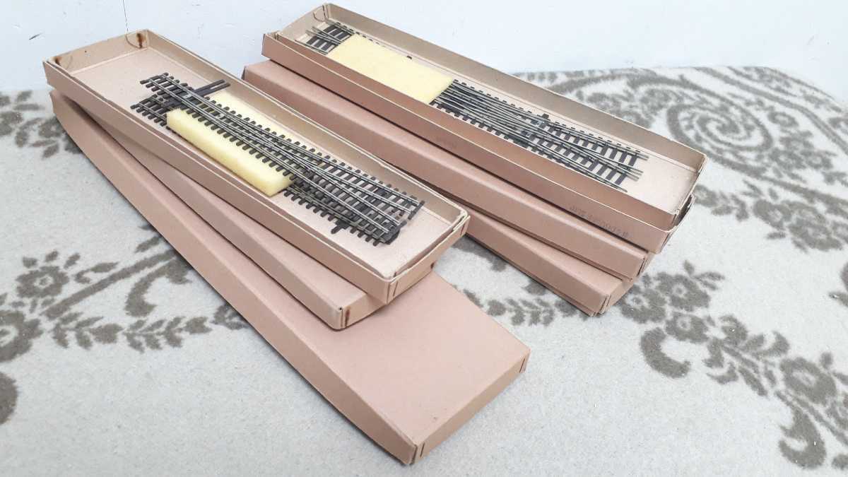 鉄道模型 HOゲージ レール 6箱 篠原模型 ニッケル SHINOHARA 線路 分岐