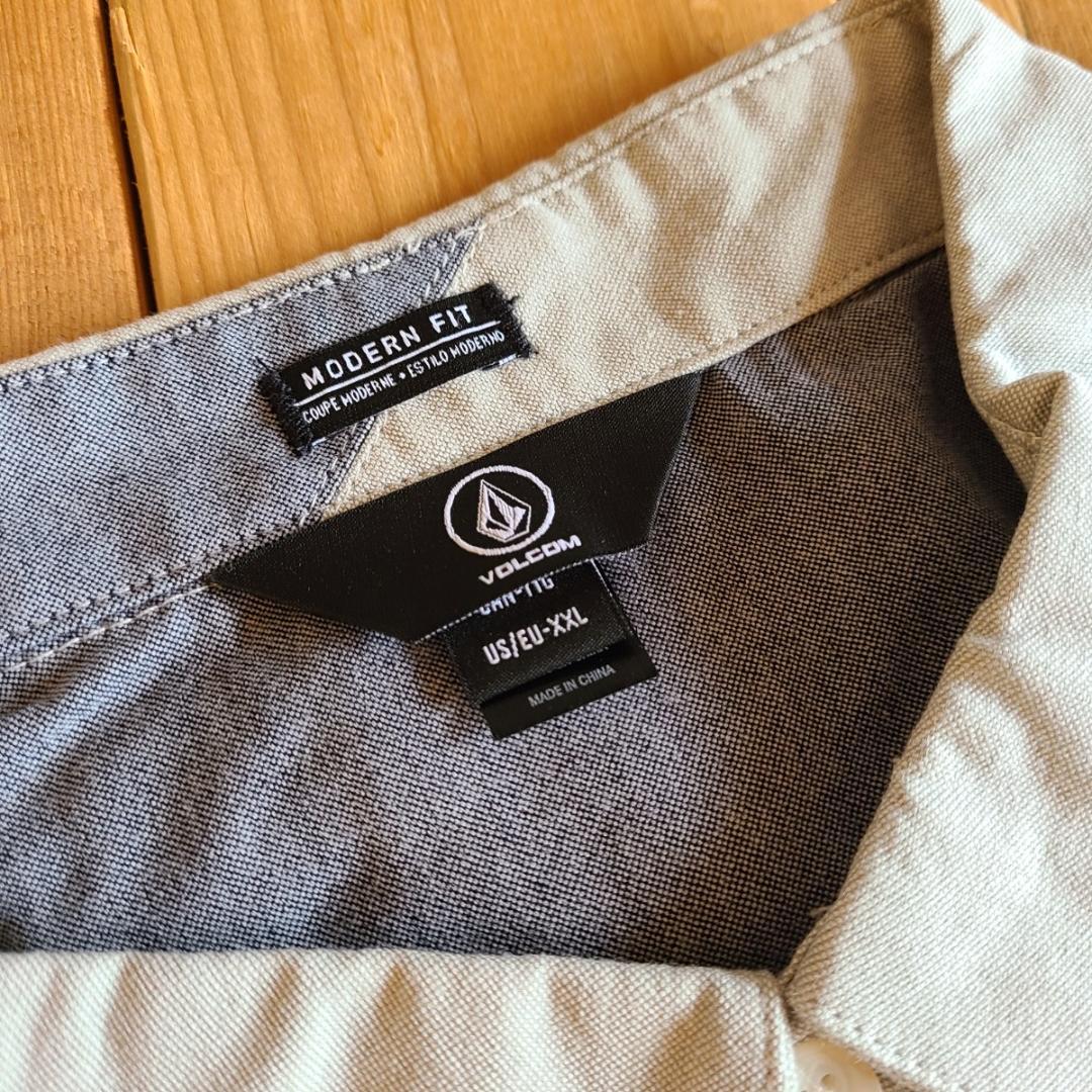 【2枚SET】VOLCOM ボルコム Everett Oxford シャツ /大きいサイズ 2XL(3L) Volcom Everett - Shirt- SS 価格.com