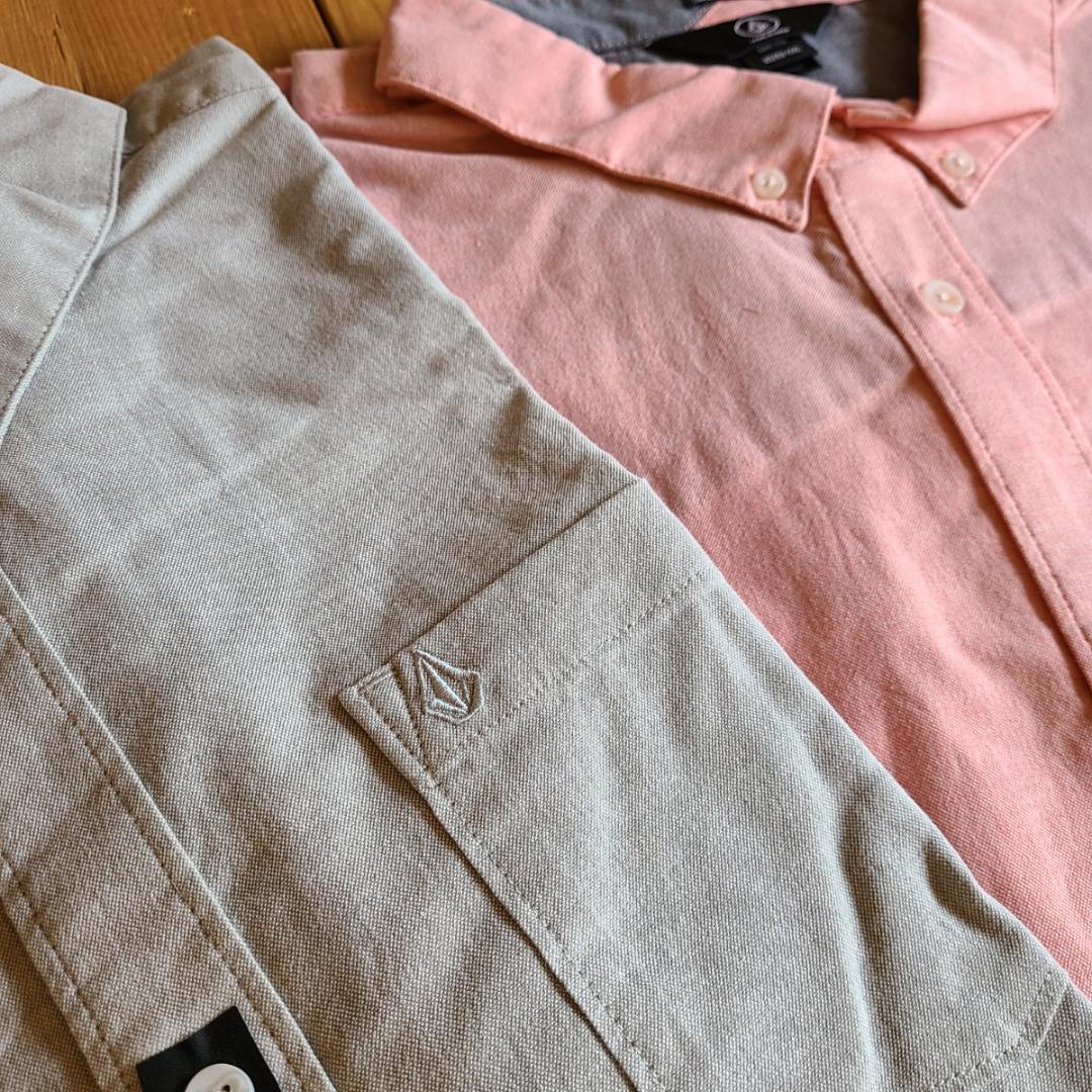 【2枚SET】VOLCOM ボルコム Everett Oxford シャツ /大きいサイズ 2XL(3L) Volcom Everett - Shirt- SS 価格.com