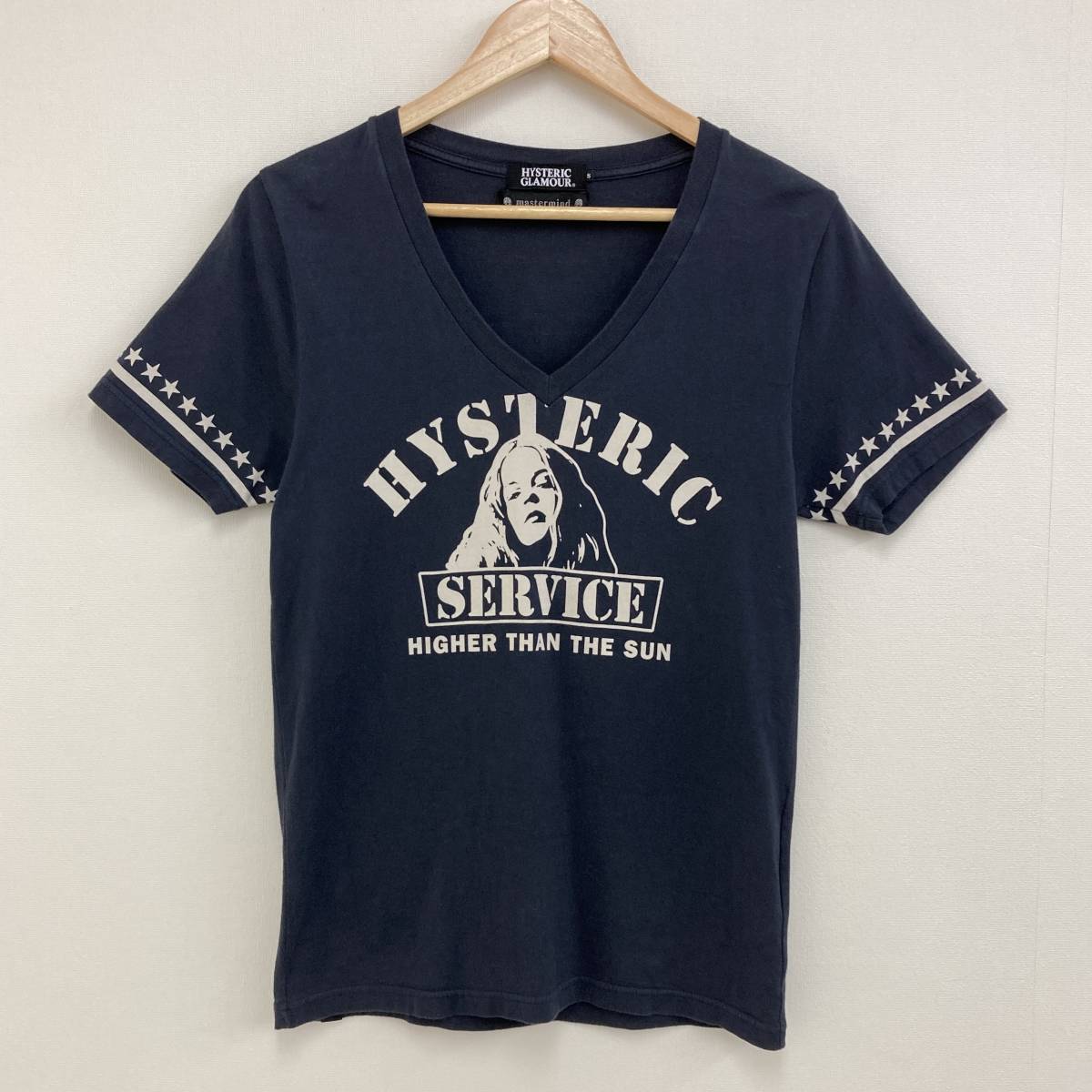 HYSTERIC GLAMOUR × マスターマインド Vネック Tシャツ セクシーガール 