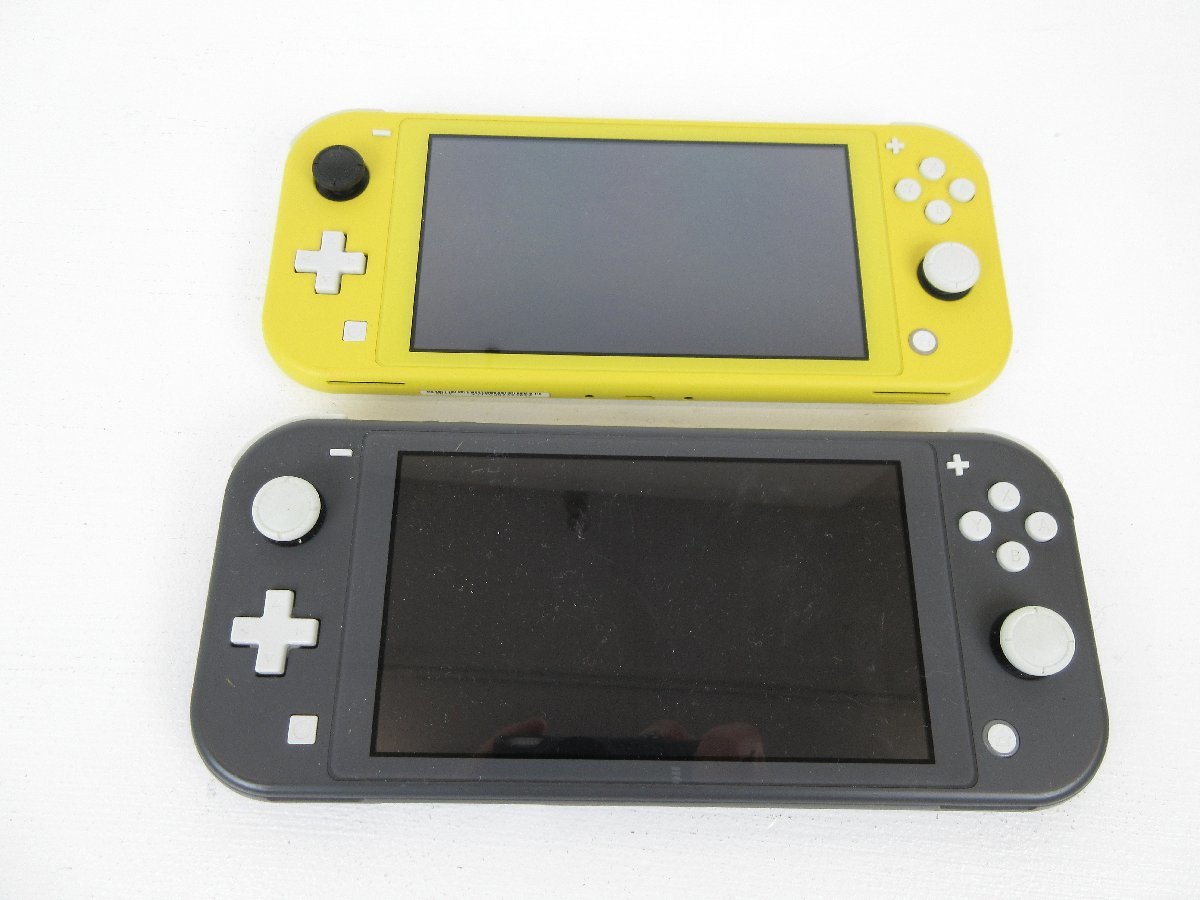 ジャンク品☆ニンテンドー Switch Lite 本体のみ 2台セット☆グレー