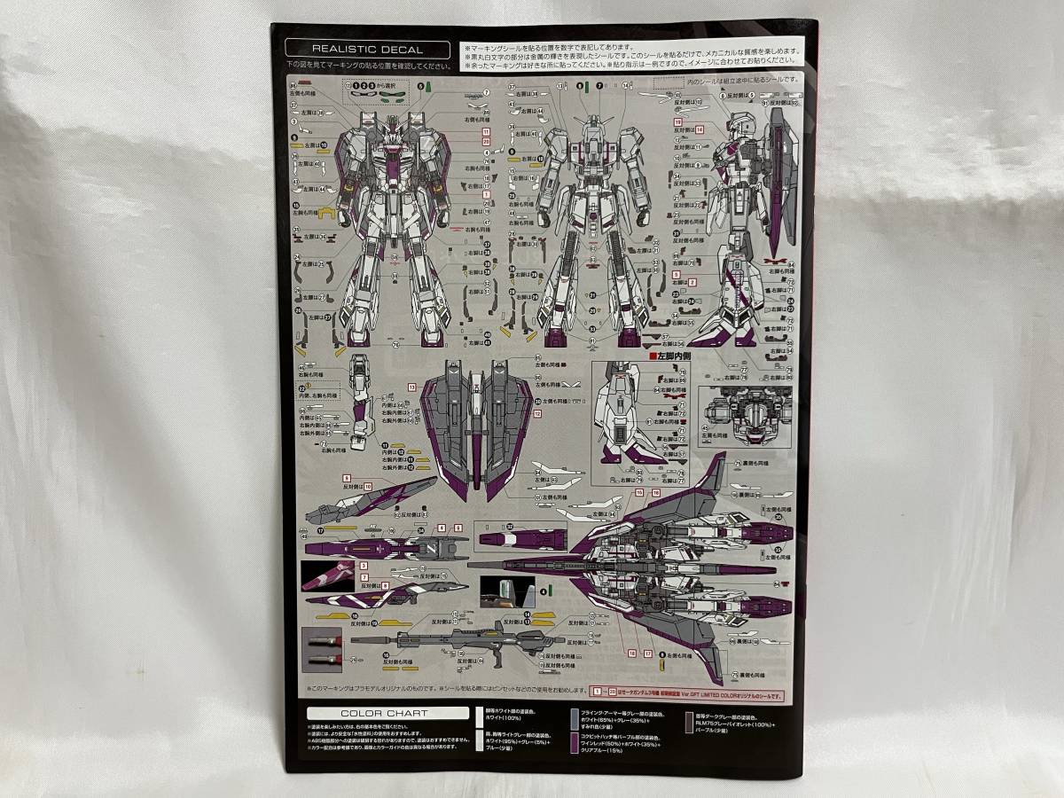 未組立品 ガンダムフロント東京限定 RG 1/144 MSZ-006-3 ゼータ