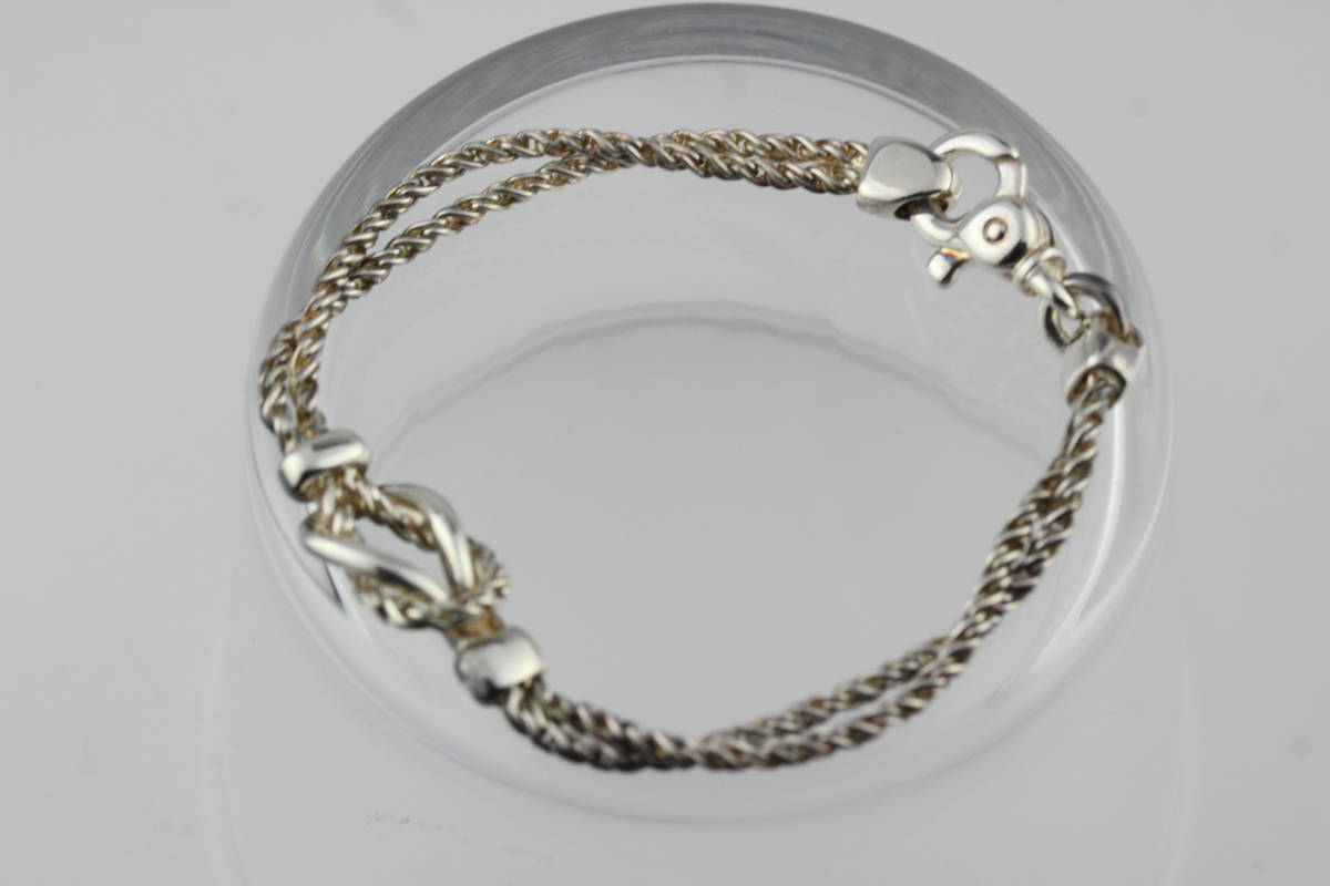 ティファニー ブレスレット ダブルロープ TIFFANY & Co. センター 