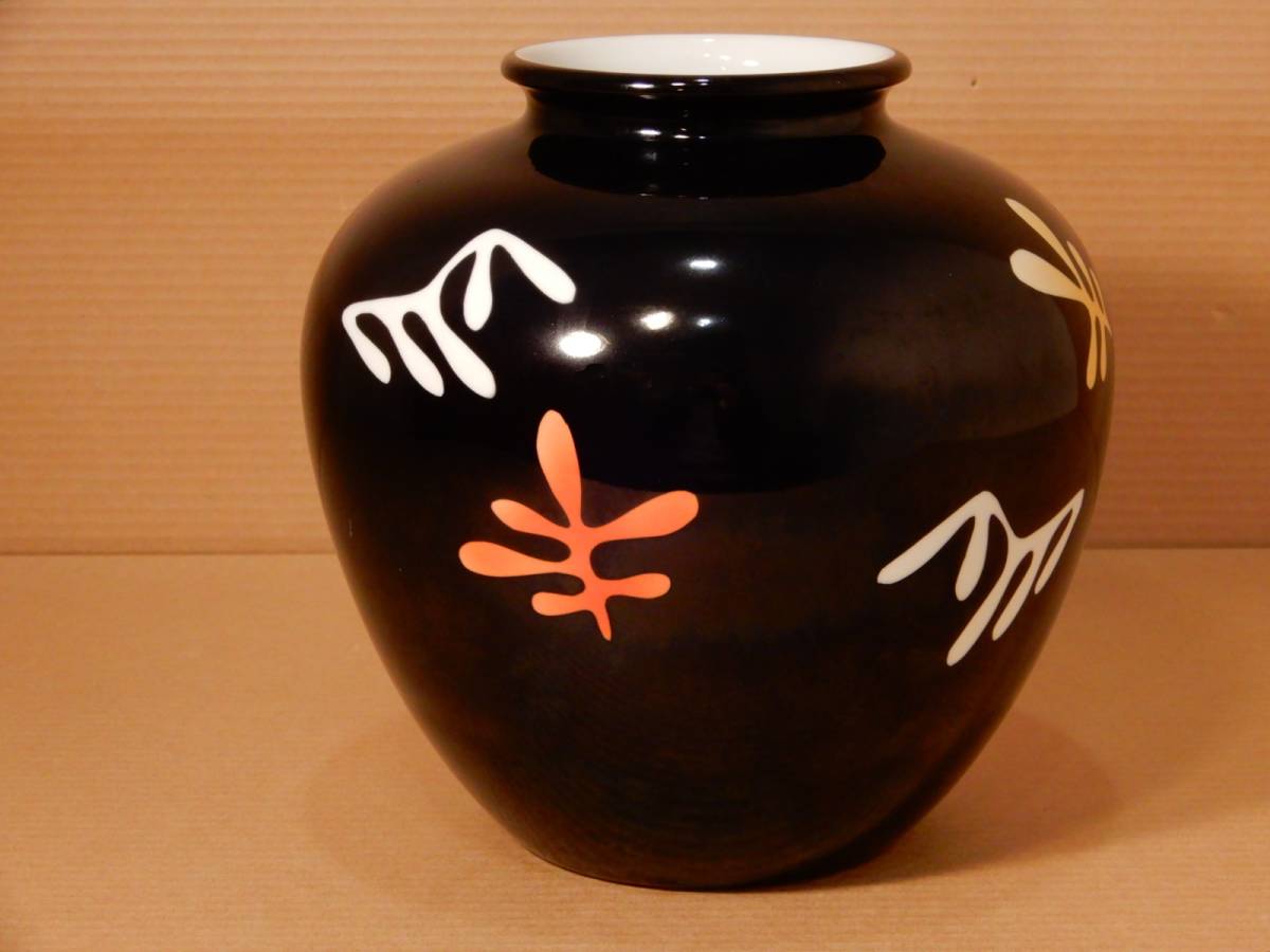 オールド ノリタケ マルキ印 アールデコ 花瓶 花器 花入れ 則武