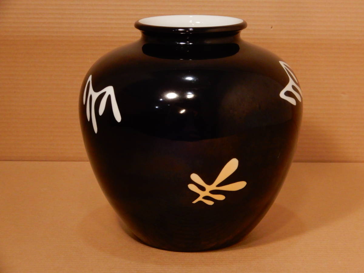 オールド ノリタケ マルキ印 アールデコ 花瓶 花器 花入れ 則武