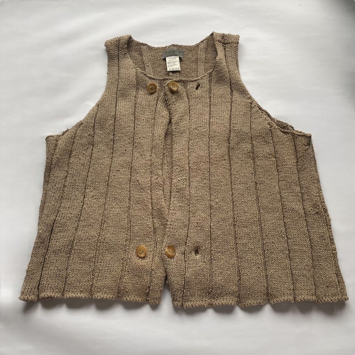 超希少 96SS Yohji Yamamoto Pour Homme 花と少年期 vest archive 超希少 96SS Yohji Yamamoto Pour Homme 花と少年期 vest archive