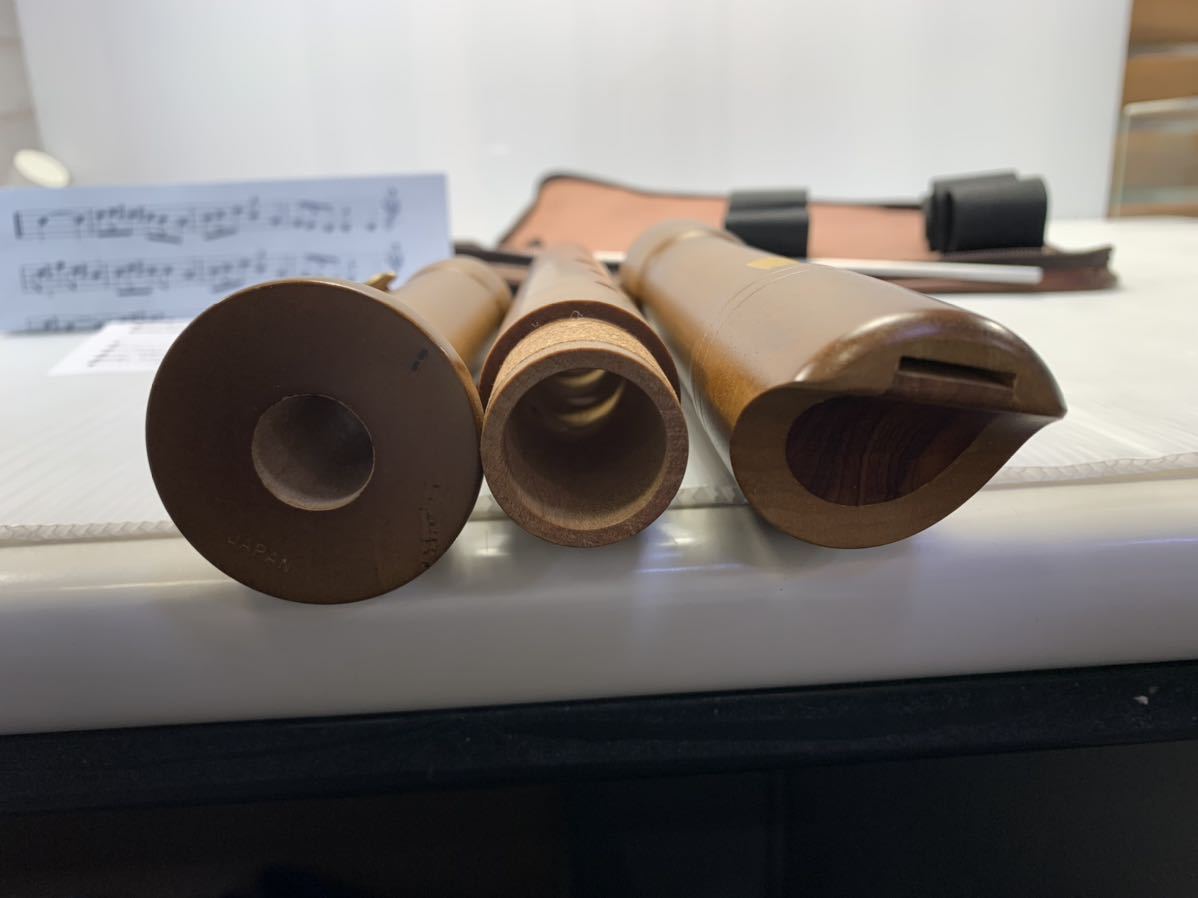 ZEN-ON RECORDER Tenor 2000B ゼンオン 縦笛 リコーダー テナー 木製