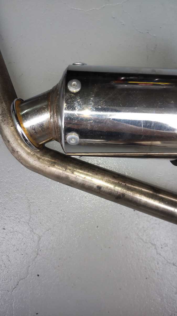 wirus Win シャリィ用マフラー ステンレススチールセイ （モンキー