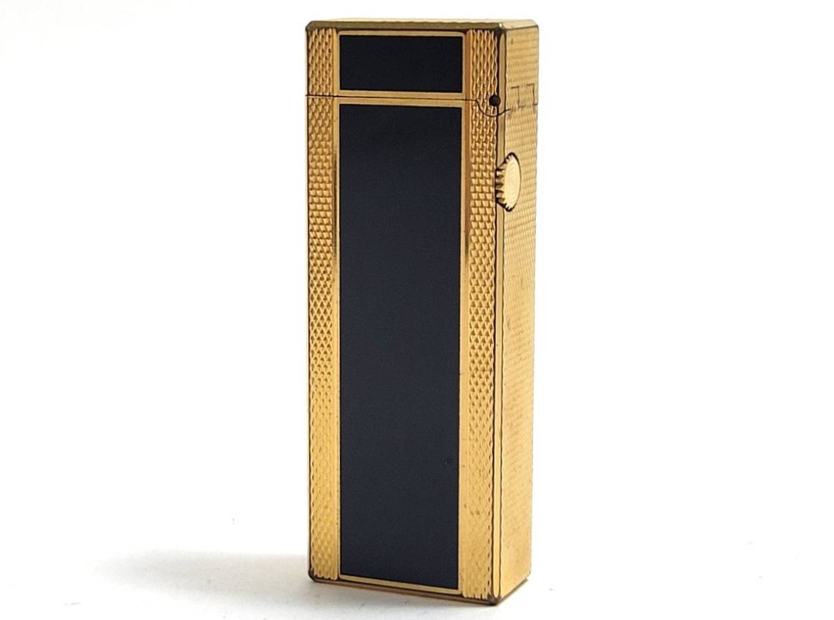 ジャンク品/部品取り】Dunhill/ダンヒル サイドローラー ガスライター 
