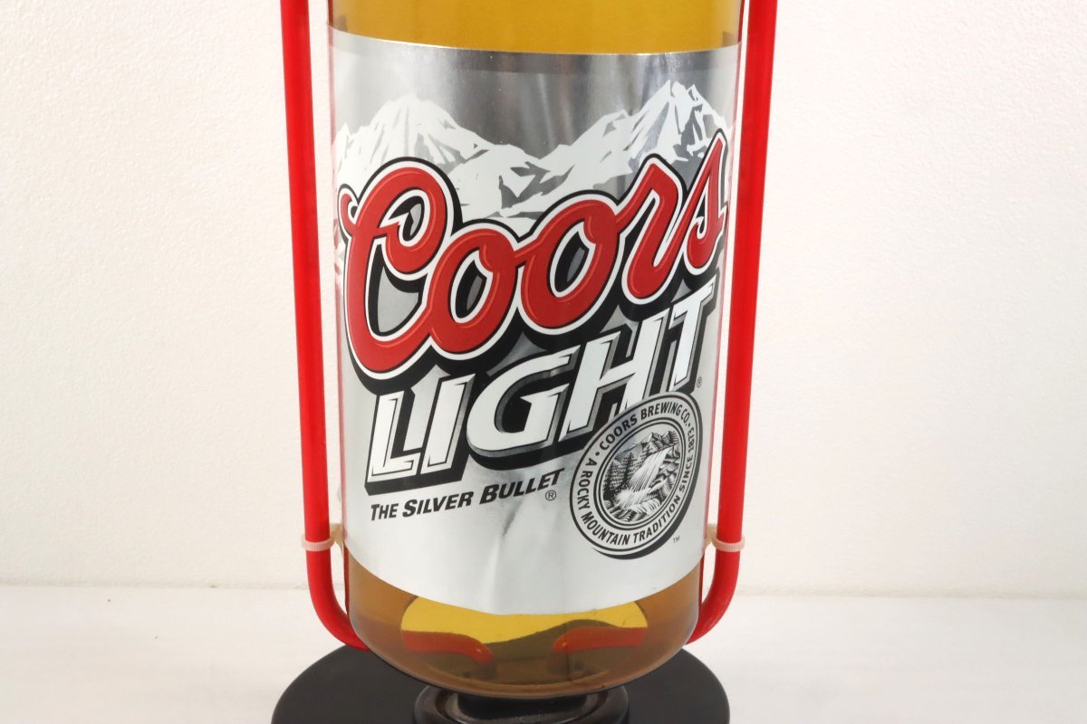 希少 COORS クワーズ ビール 電飾 看板 照明 ランプ ネオン管 希少 COORS クワーズ ビール 電飾 看板 照明 ランプ ネオン管
