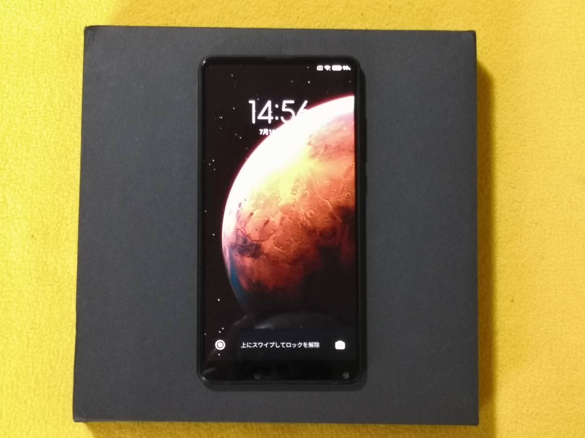☆中古美品 Xiaomi Mi Mix 2s 128GB（Black）グローバルモデル ☆ Mi 