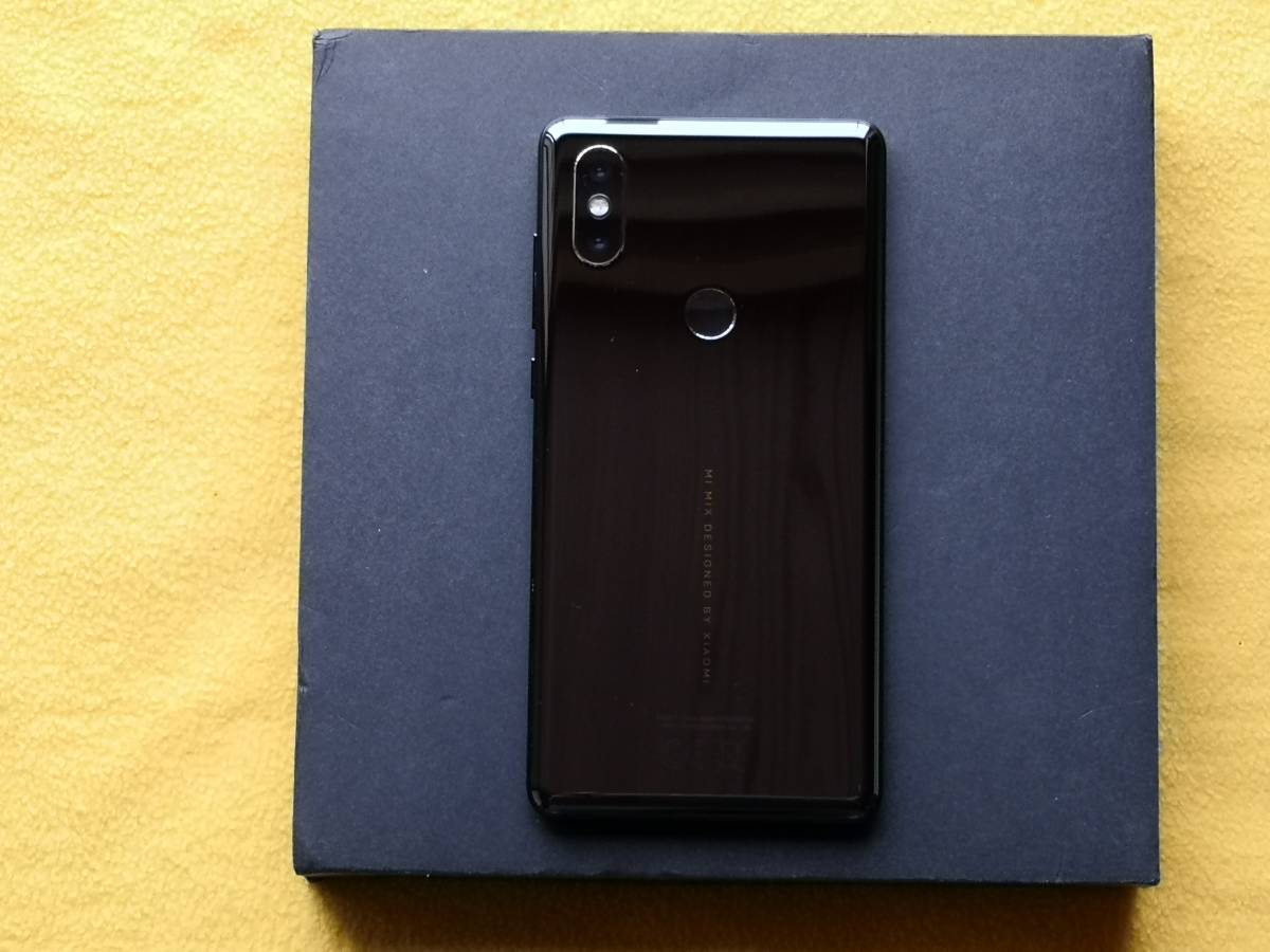 ☆中古美品 Xiaomi Mi Mix 2s 128GB（Black）グローバルモデル ☆ Mi 
