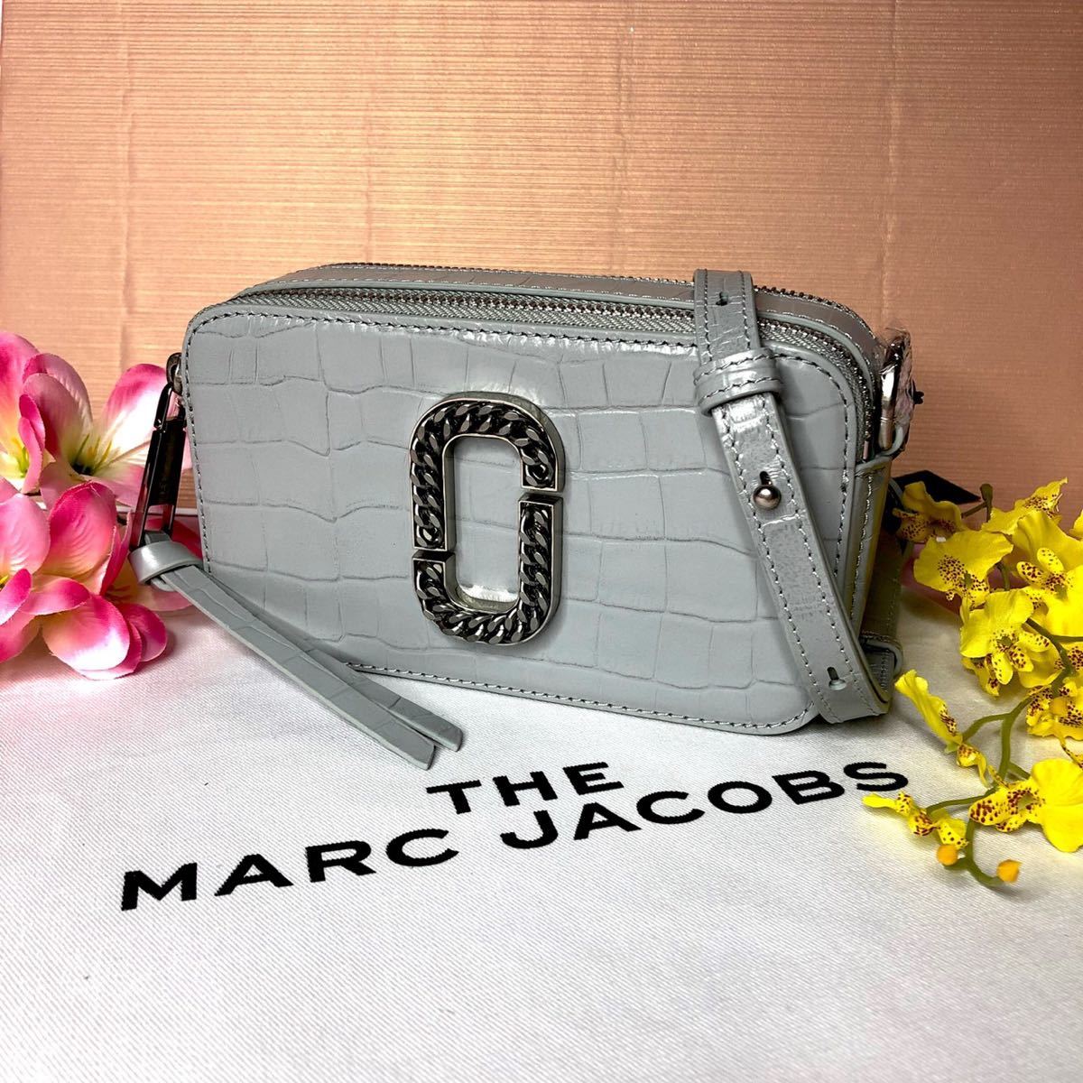 アウトレット最激安 新品 マークジェイコブス クロコ ショルダーバッグ 