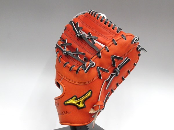 Mizuno Pro 硬式ファーストミット オレンジmizuno pro ミズノプロ 硬式