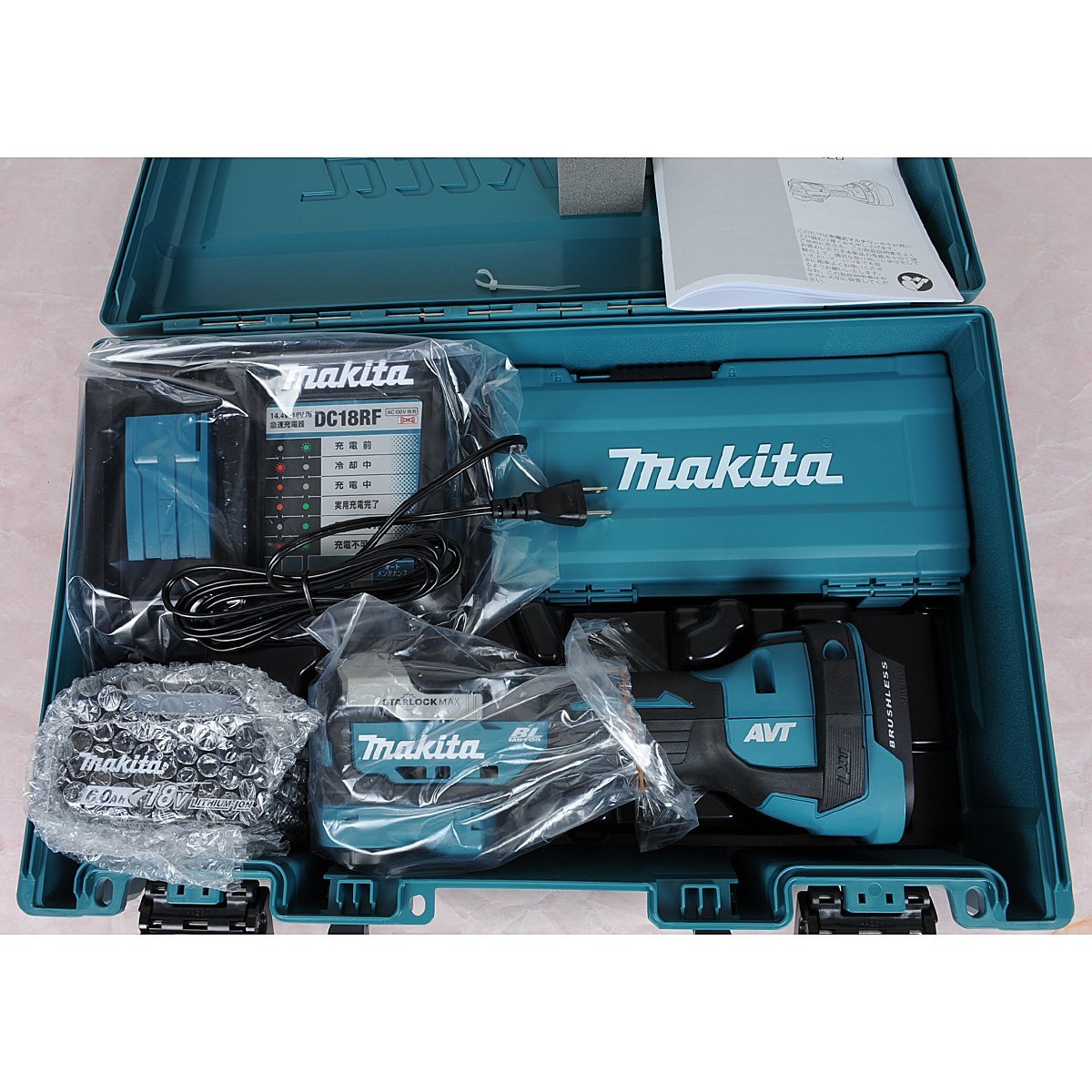 未使用 マキタ 充電式マルチツール TM52DRG 青 18V 6.0Ah 送料無料 