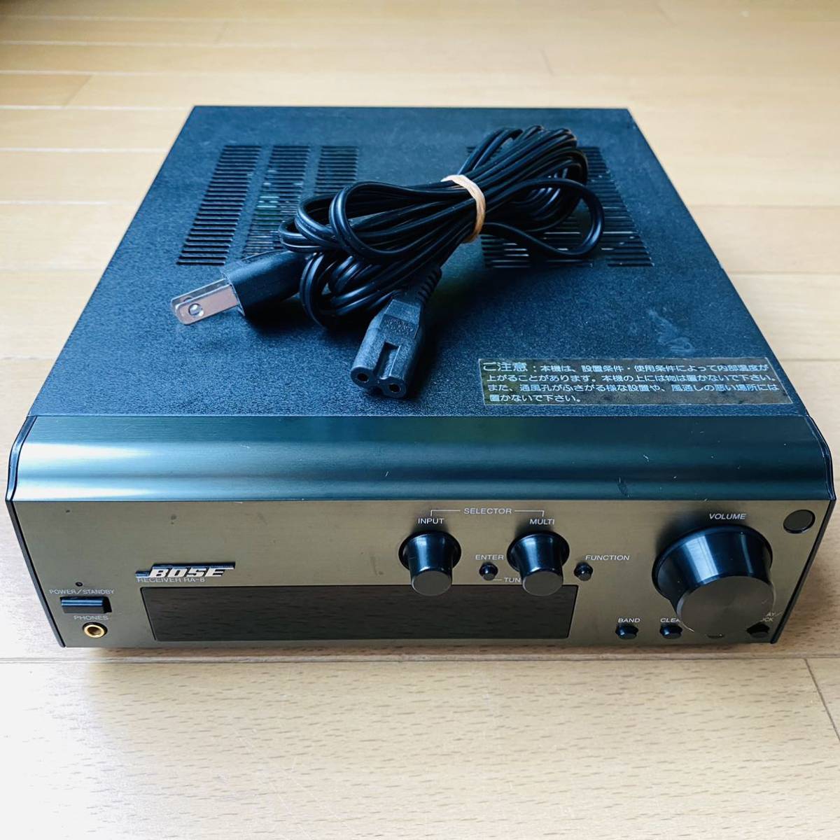 【名機】BOSE ボーズ コンパクト レシーバーアンプ RA-8 FM/AM チューナー内蔵 本体 電源コード 中古 音出し確認済み ヴィンテージ レトロ