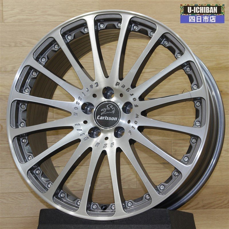 【最新作，新品】 展示処分 アウトレット カールソン 1/16 RSF GT 20インチ&times;8.5 +40 5H 114.3 アルミホイールのみ 4本 アルファード ハリアー等に 006(5穴)｜売買されたオークション情報、yahooの商品情報をアーカイ 5穴