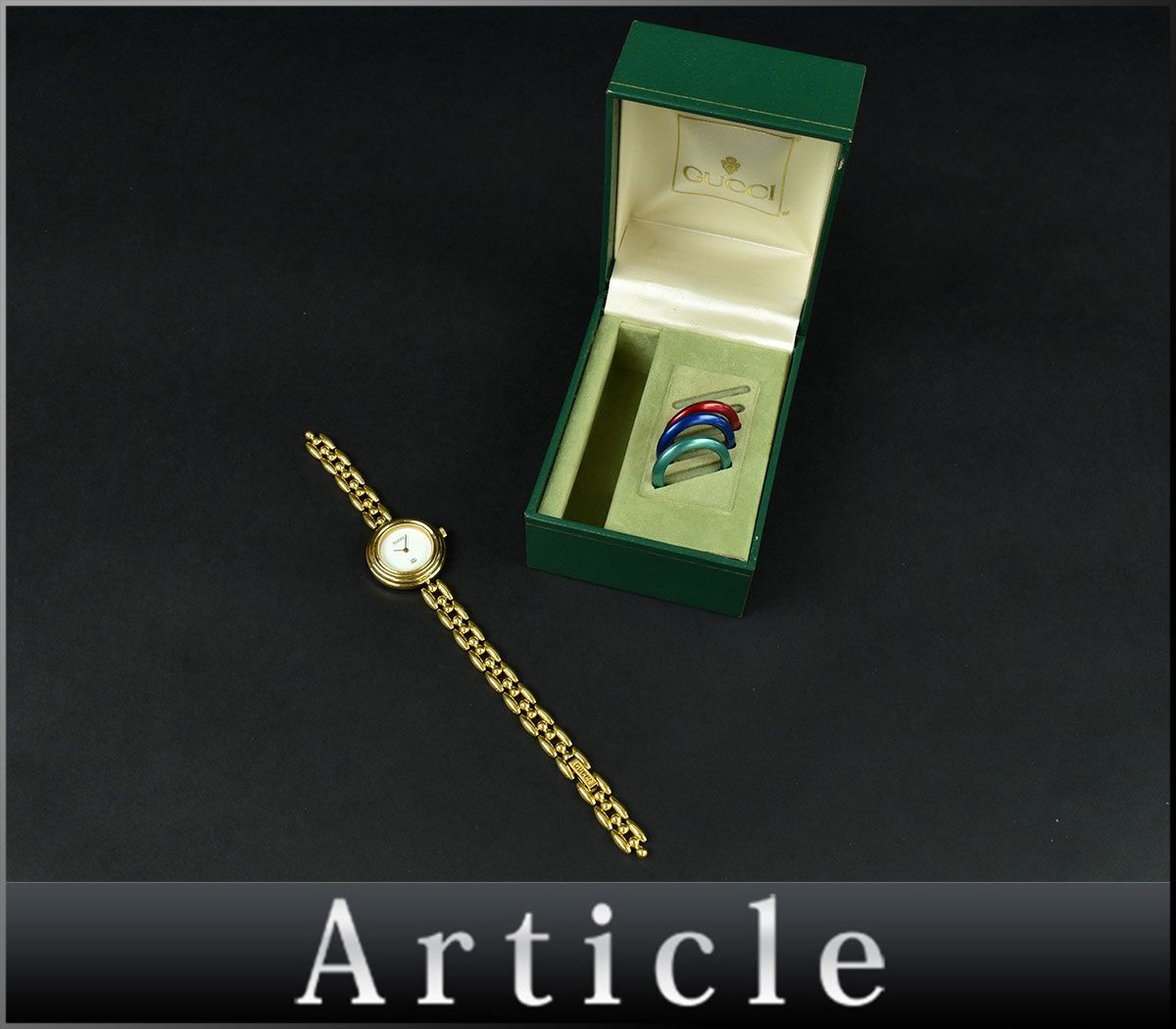 GUCCI - グッチ GUCCI 腕時計 チェンジベゼル 11⁄12.2 マルチカラー