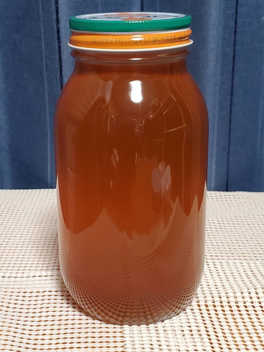 公式通販 1200g 日本ミツバチの蜂蜜 ☆日本蜜蜂のはちみつ☆1200g(6瓶