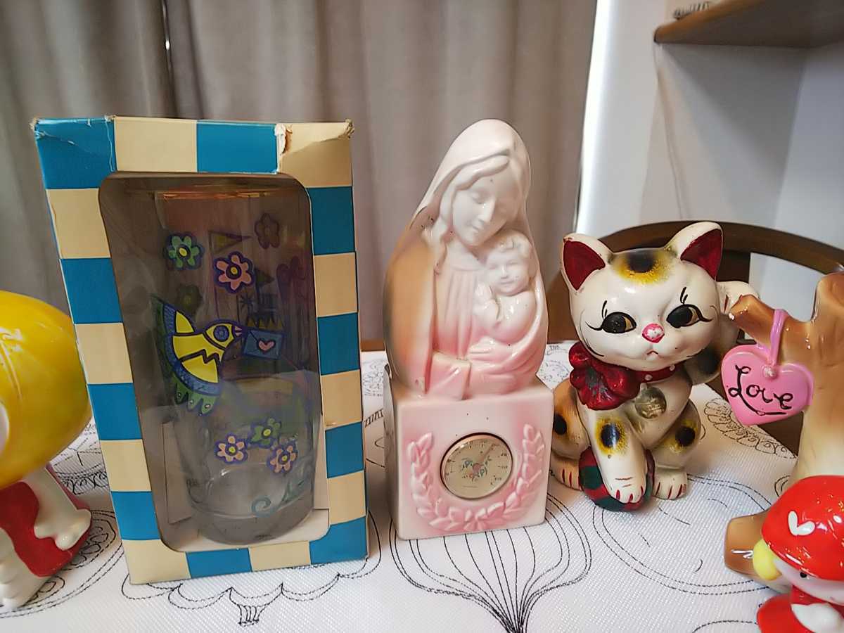 昭和レトロ 内藤ルネ 陶器 RUNE 当時物 置物 - 貯金箱 人形 雑貨 内藤
