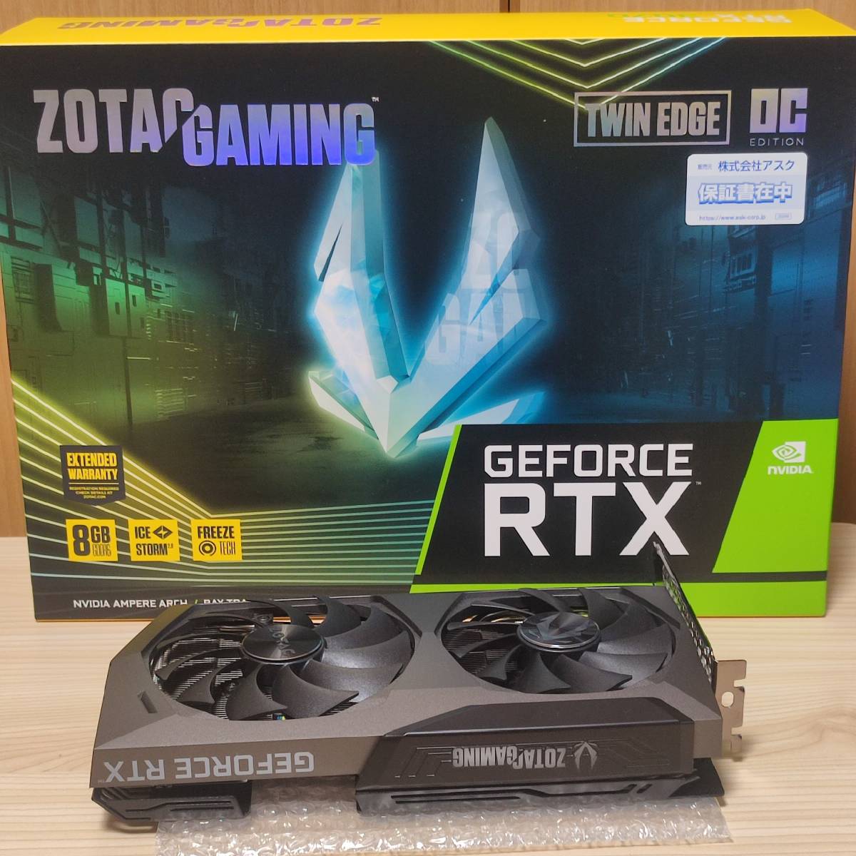 ZOTAC GAMING RTX 3070 Twin Edge OC ZT-A30700H-10P no-LHR