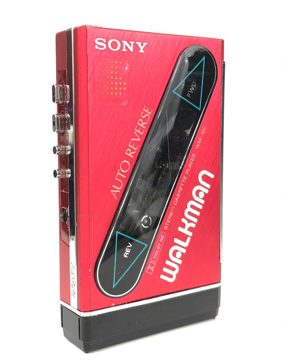 【希少・動作品】 SONY WM-101 ウォークマン 再生OK レッド 美品・動作品】 SONY WM-101 カセットウォークマン 希少色 再生OK 希少