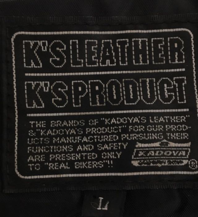 Kadoya カドヤ ZA-VEST レザーベスト ライディングベスト バイカーベスト ライダースベスト牛革 本革 黒ブラック革ベスト レザージャケット_2