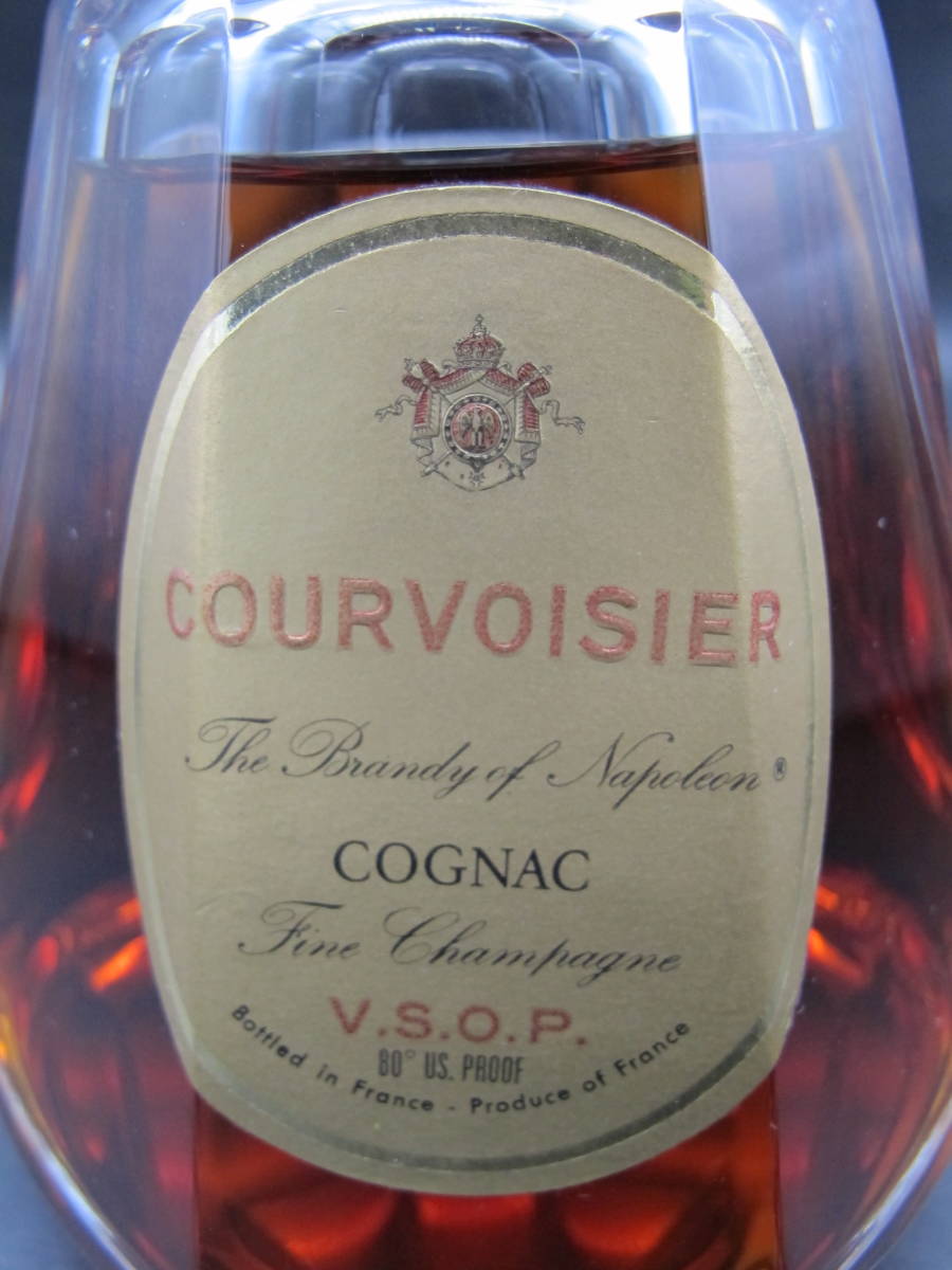 COURVOISIER クルボアジェ VSOP バカラ ボトル クリスタル カラフェ