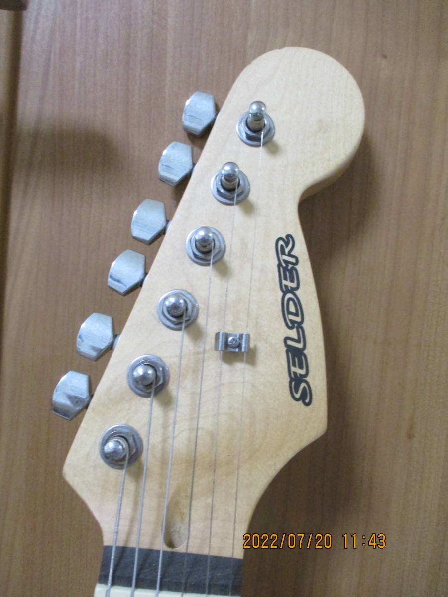 Selder エレキギター ストラトキャスタータイプ レッド ジャンク品