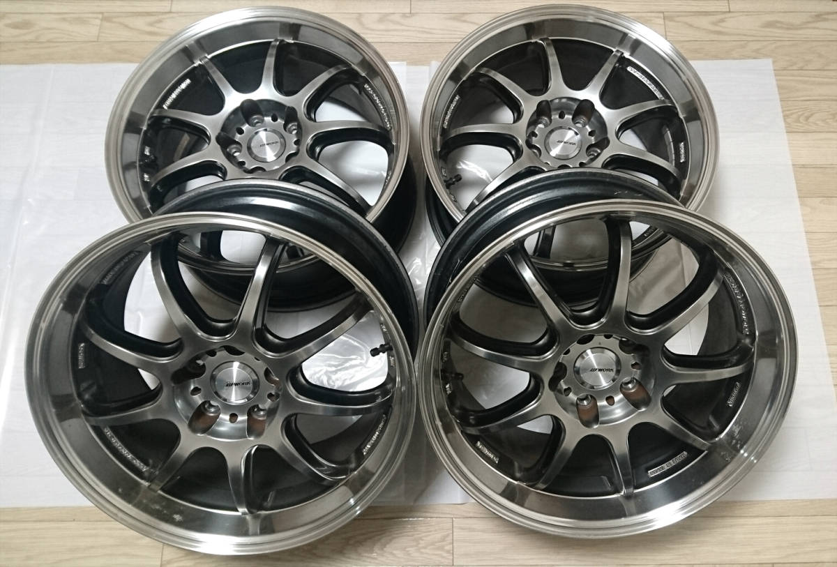 WORK EMOTION D9R 18インチ 8.5J+47 4本セット(5穴)|売買された WORK EMOTION D9R 18インチ 8.5J+47 4本セット(5穴)|売買された