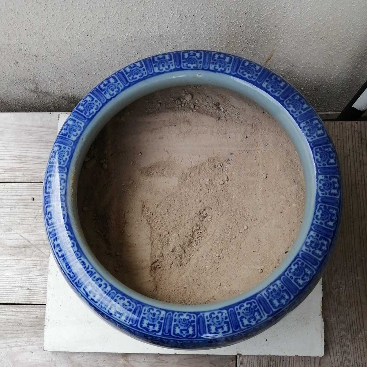 伊万里 火鉢 松竹梅 めだか 金魚 睡蓮鉢 鉢カバー テーブル 骨董