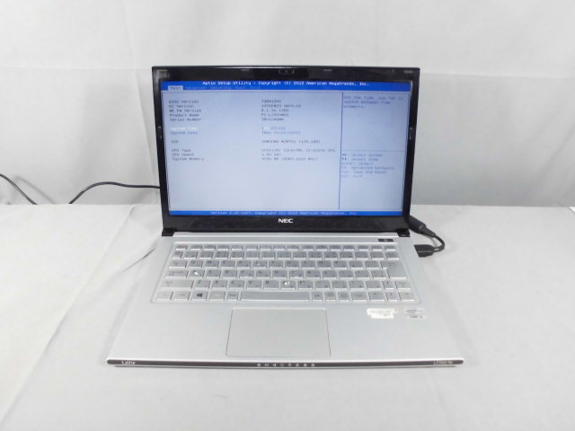 LaVie Z PC-LZ550MSS NEC Core i5-3337U 送料無料 LZ550⁄LS SSD 120GB 13.3
