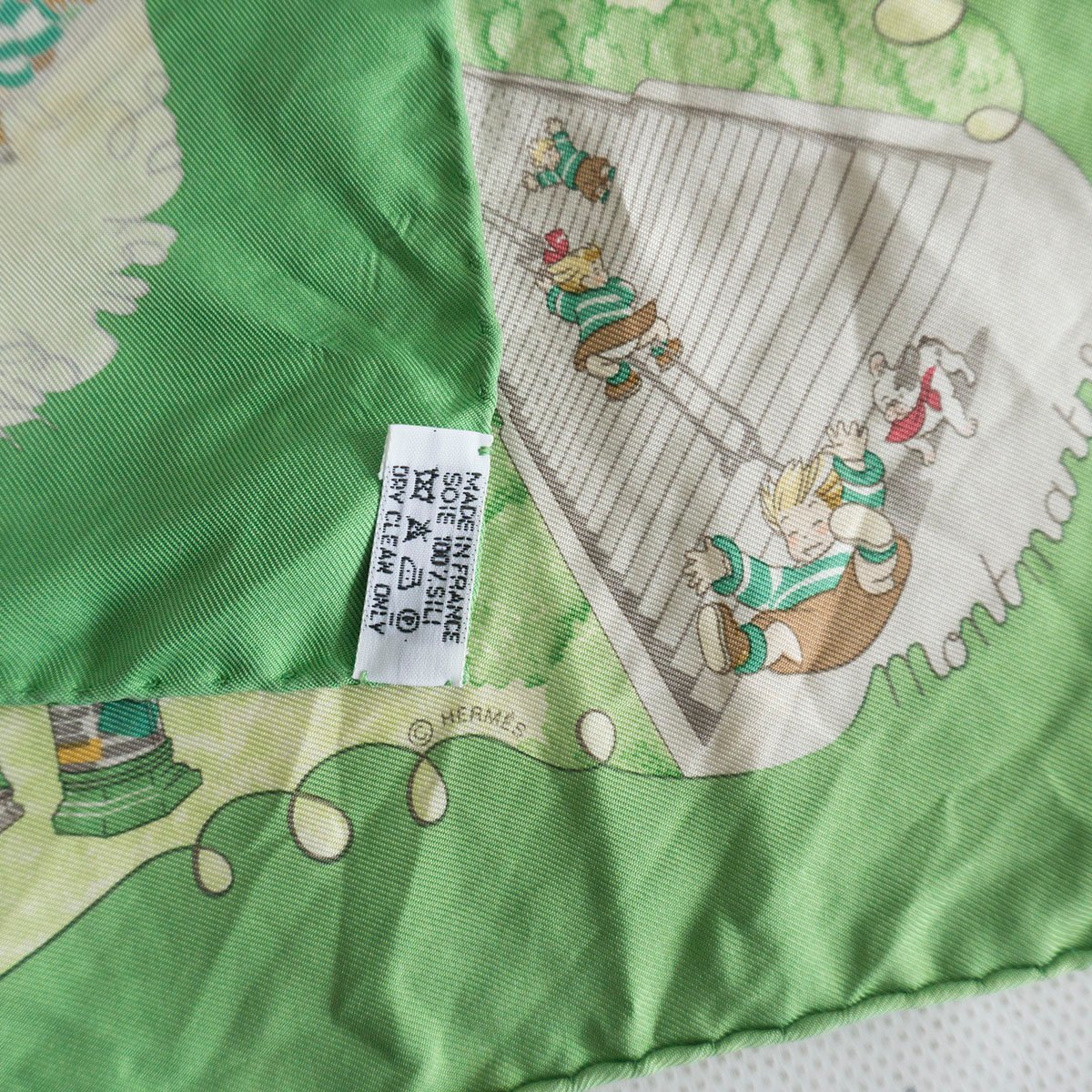 Triples エルメス カレ45 スカーフ Les いたずら三つ子 de Paris Scarf