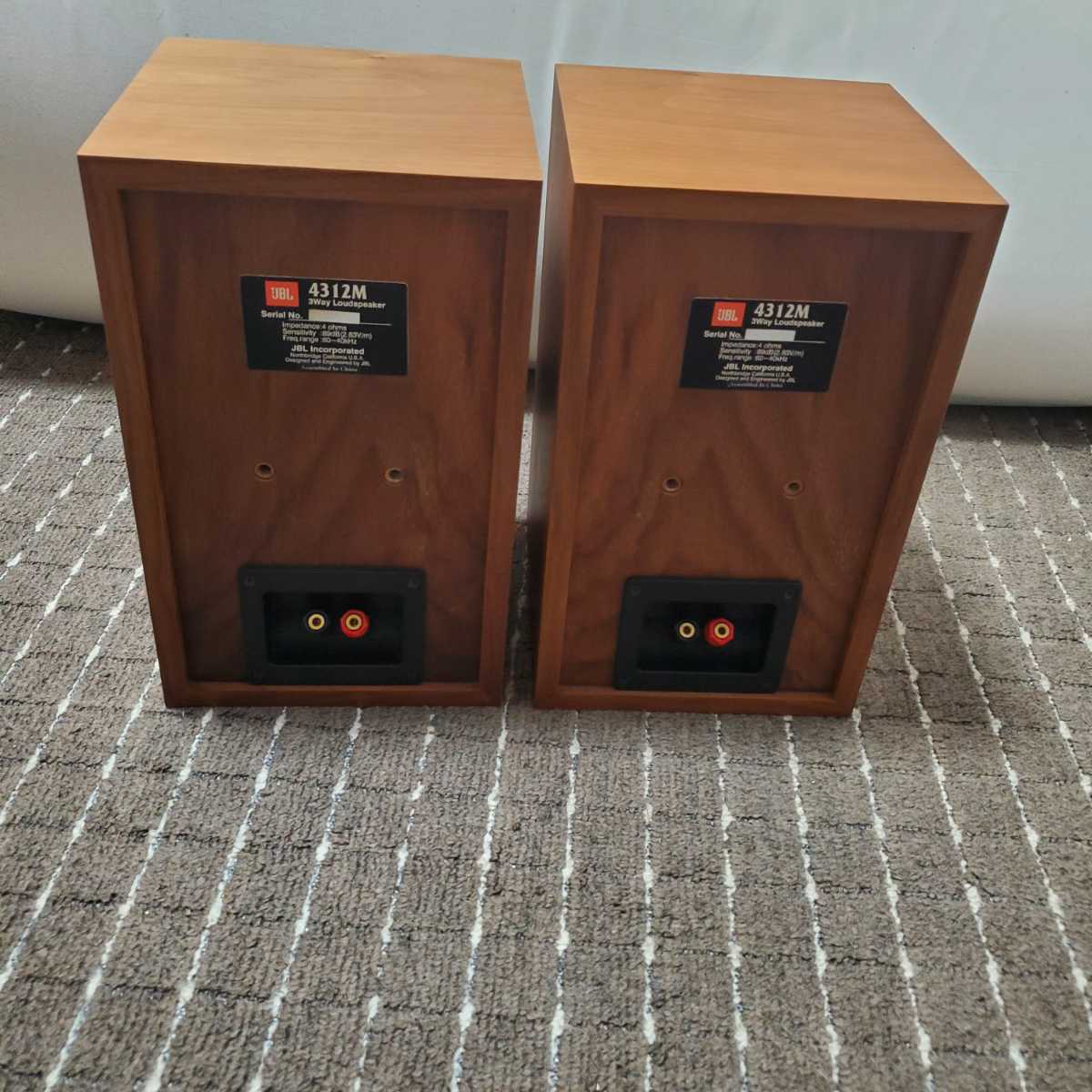 即決 JBL 4312M COMPACT MONITOR スピーカー ペア Zonotoneケーブル
