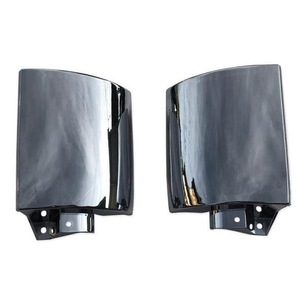 三菱　ふそう ブルーテック キャンター 平成22年11月～ 標準 ワイド メッキ コーナー ランプ カバー 交換式 左右 セット 新品 RM-TZ017LR