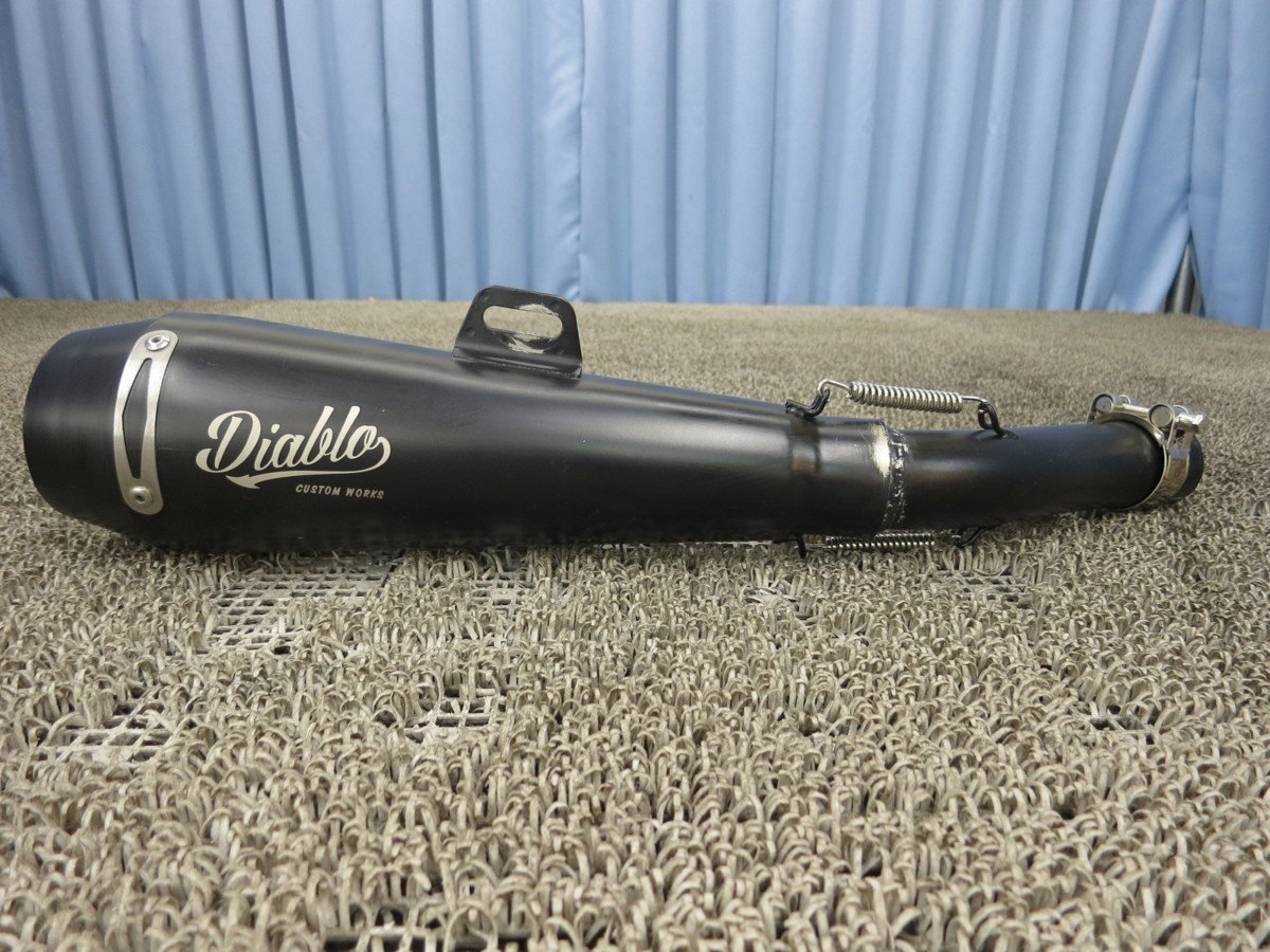 Diablo Custom Works マフラー 本体レブル250 レブル 250-500用 DIABLO CUSTOM WORKS Dark Thunderスリップ オン