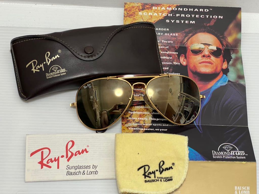 良品 B&L レイバン ダイヤモンドハード アウトドアーズマン 62mm G  