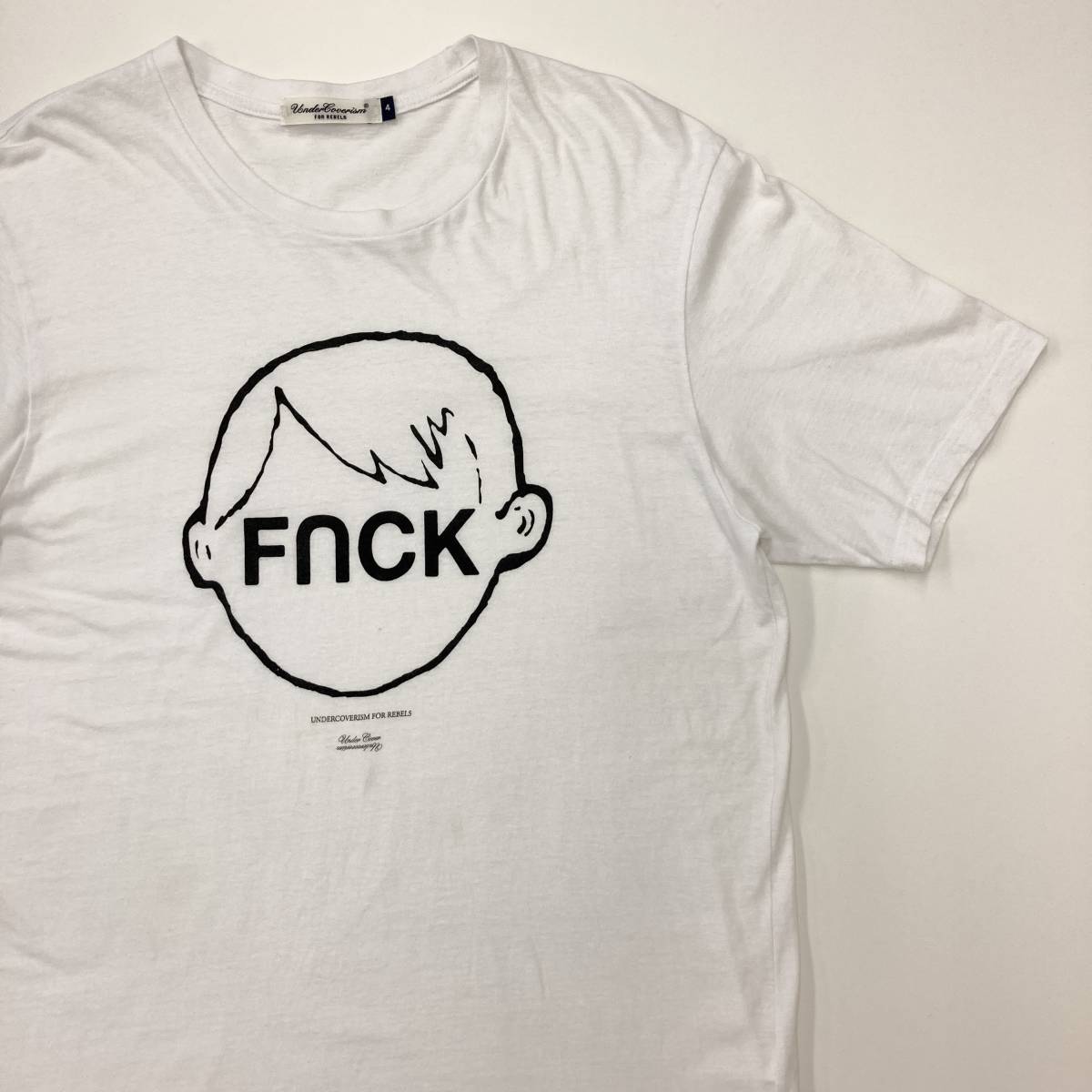 4サイズ UNDERCOVER ビッグシルエット FUCK Tシャツ ホワイト 白 