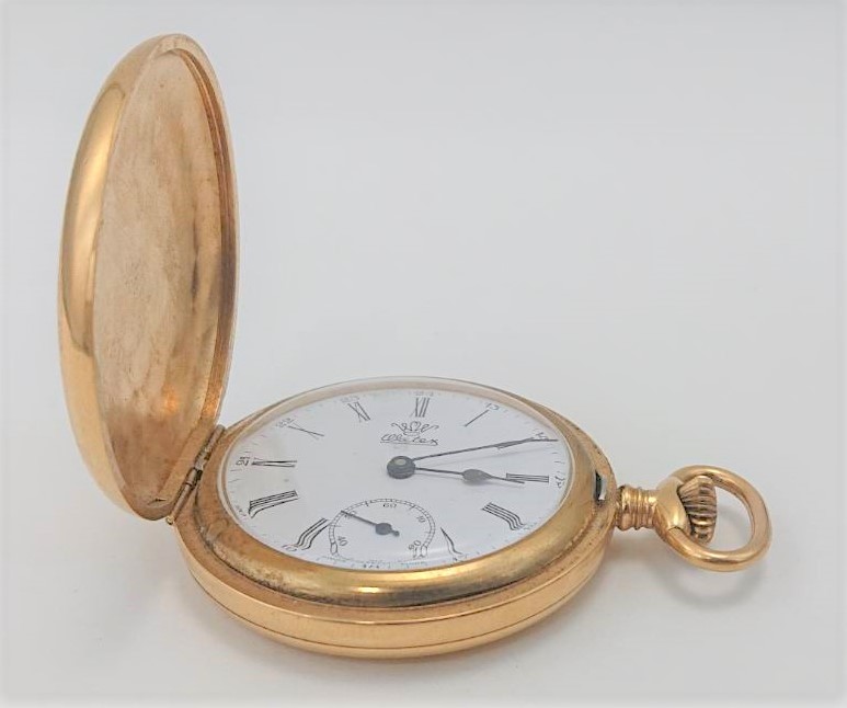 金 手巻き時計 watex(ワテックス)懐中時計