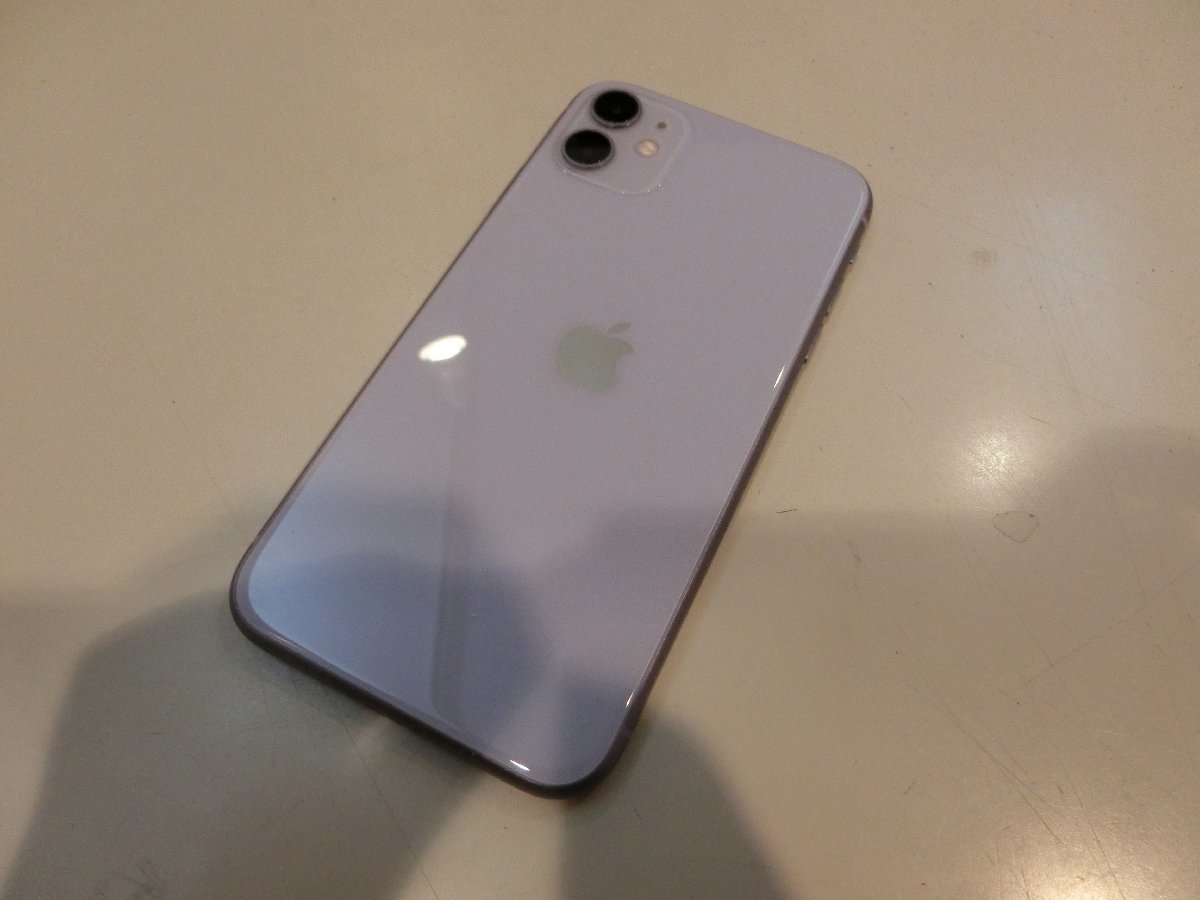 SIMフリー☆Apple iPhone11 64GB パープル 中古品 本体のみ☆