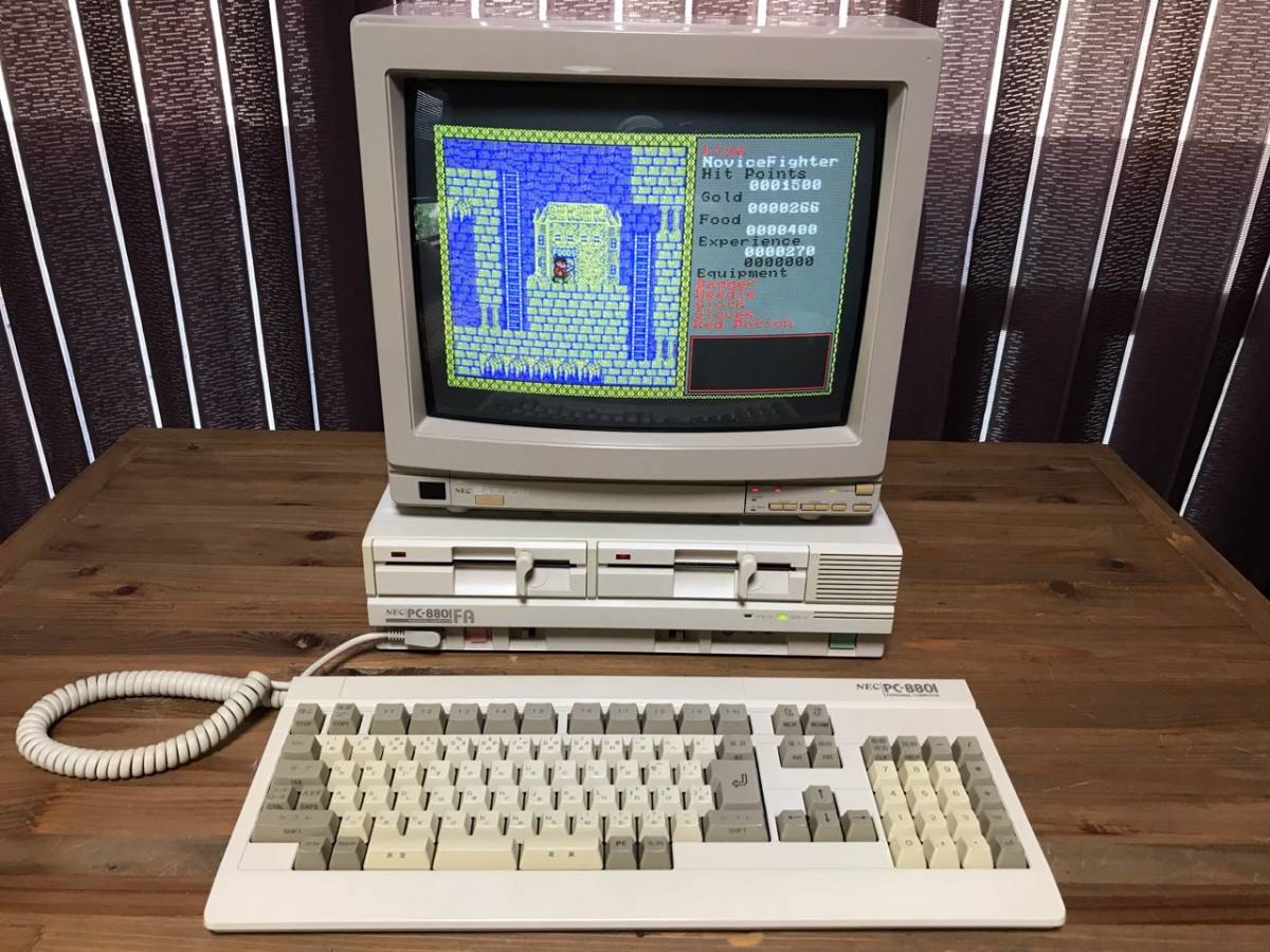 NEC PC-8801mkIIFR モデル30 起動・FDD動作OK NEC フルメンテナンスFDD