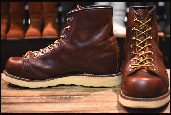  8D 良品 05年 レッドウィング 8815 モンキー 茶 ブラウン ホーウィン クロムエクセル LTT レースアップ ブーツ redwing HOPESMORE(8インチ)｜売買されたオークション情報、yahooの商品情報をアーカイブ 8インチ