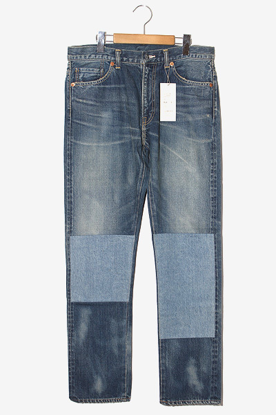 未使用品 SEVESKIG セヴシグ REMAKE UP DENIM PANTS リメイクアップ デニムパンツ L INDIGO インディゴ PT-SV-LA-1009 /◆ メンズ SEVESKIG VINTAGE セヴシグ リバーシブル ジャケット シャツ&frasl;ブラウス