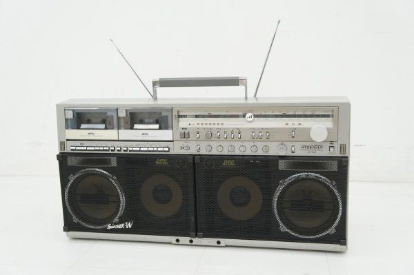 シャープ GF-909 SHARP 動作品SHARP ラジオ付ステレオテープ ラジオ付 