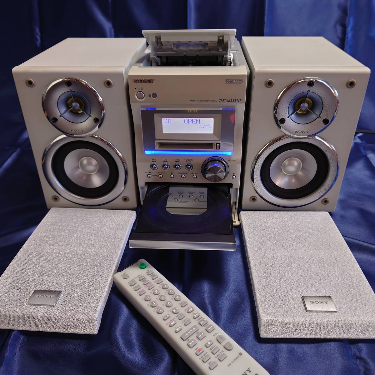 リモコン/CD/MD OK】SONY ソニー ミニコンポ CMT-M333NT リモコン/CD
