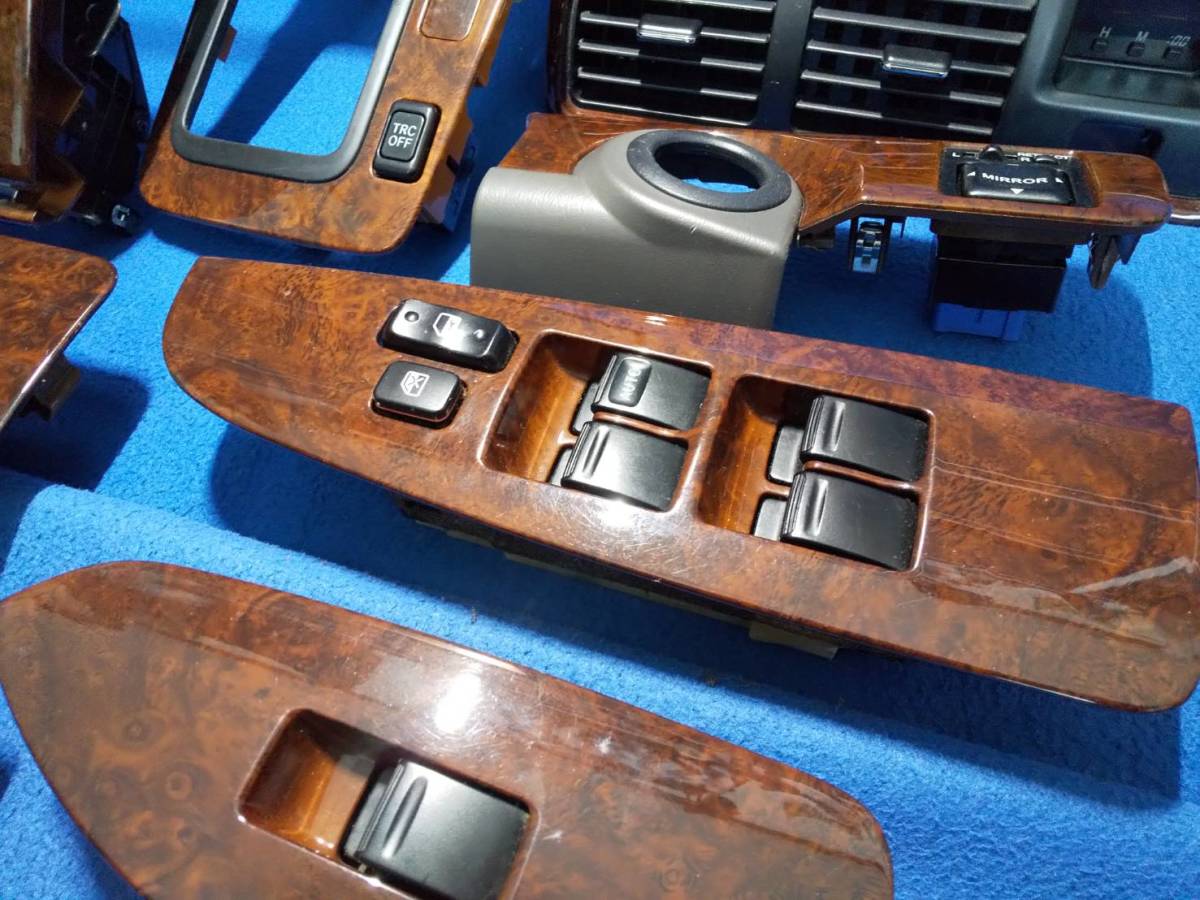 jzx100 ウッドパネル　木目 チェイサー　クレスタ　マークII JZX100 GX100 木目調 パネル 後期 マークII クレスタ ツアラー 綺麗