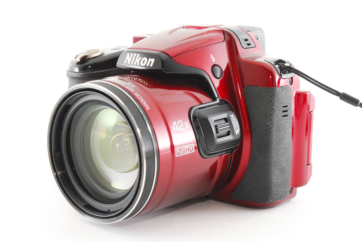 ジャンク品】Nikon COOLPIX P520 赤 【新品級】Nikon ニコン COOLPIX